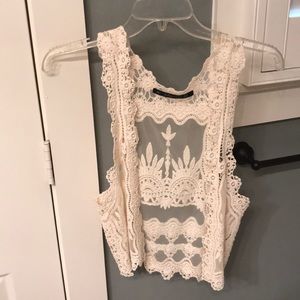 Zara Lace Vest